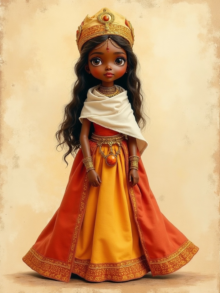 The young queen