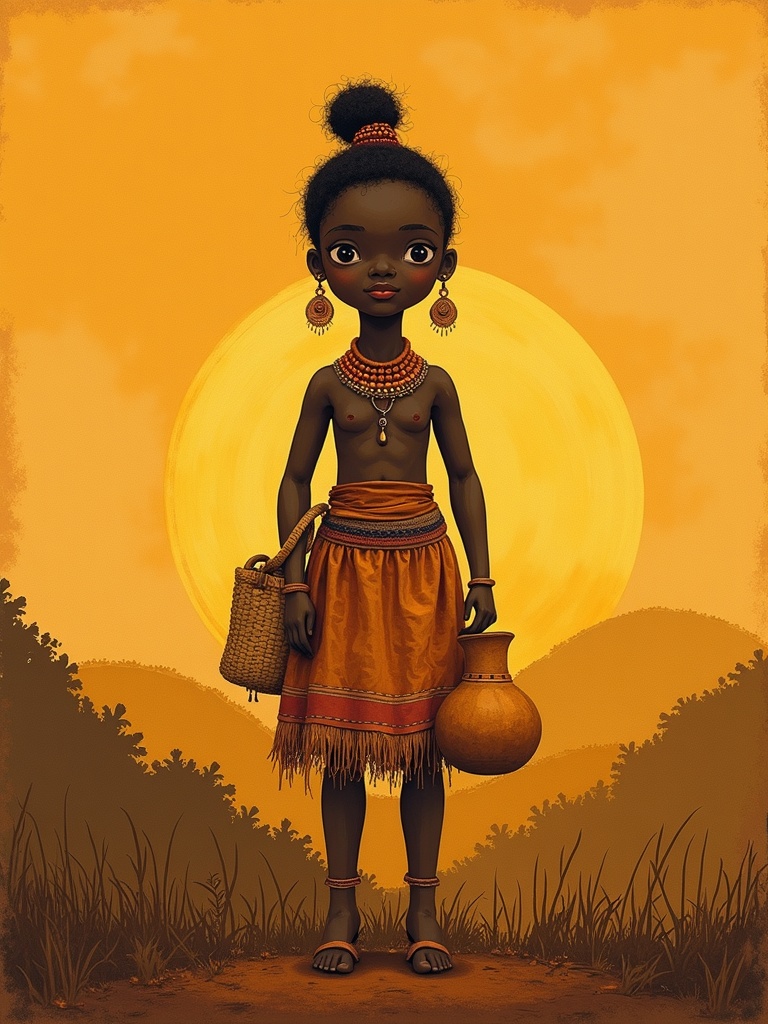 A girl of the Iveti Hills