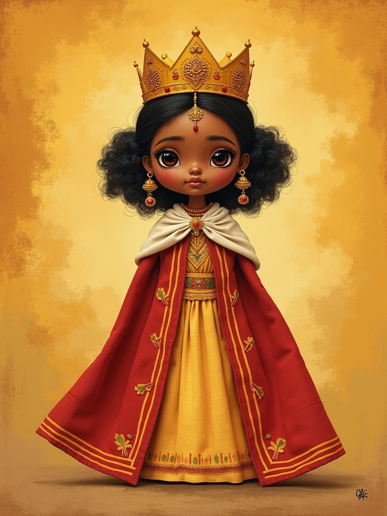 The throne comes to her