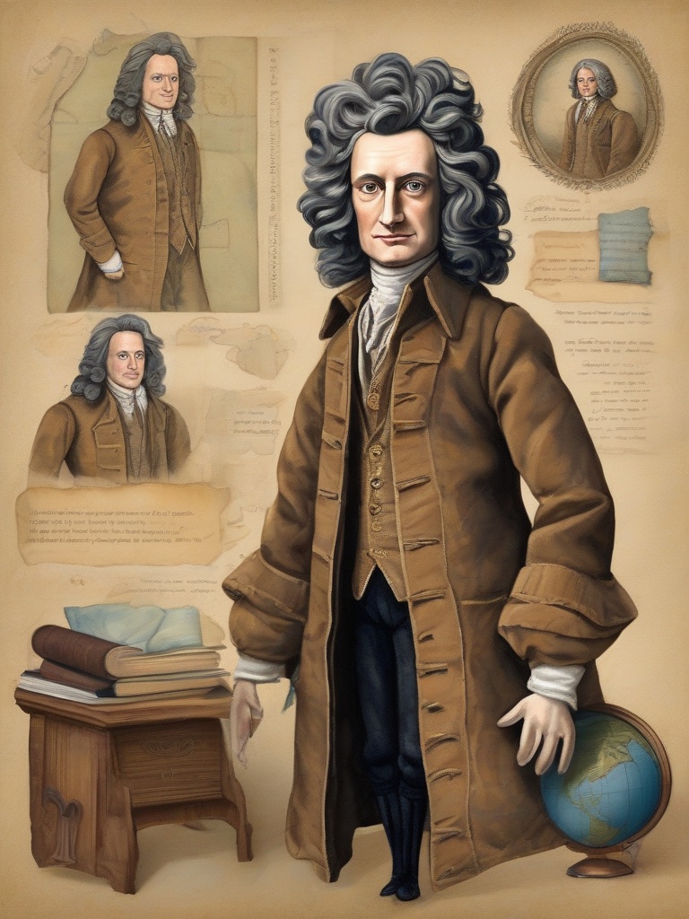 Sir Isaac — President of the Royal Society