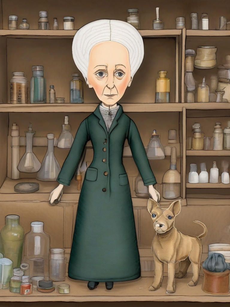 Scientist — Madame Curie in the Shed